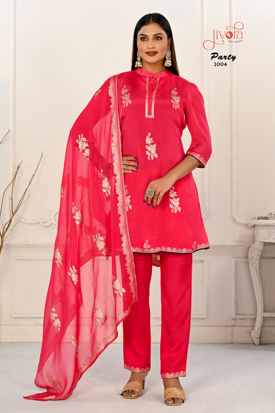 Jivora Party Exclusive Premium Readymade Suits Wholesale Market In Surat
